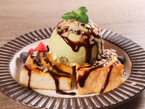 ピスタチオとチョコレートのフレンチトースト